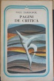 PAGINI DE CRITICA-PAUL ZARIFOPOL