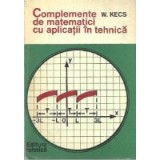 Complemente de matematici cu aplicatii in tehnica