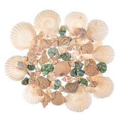 Scoici Decorative Multicolor &icirc;n Plasă pentru Decorațiuni de Vară, CMCLASS