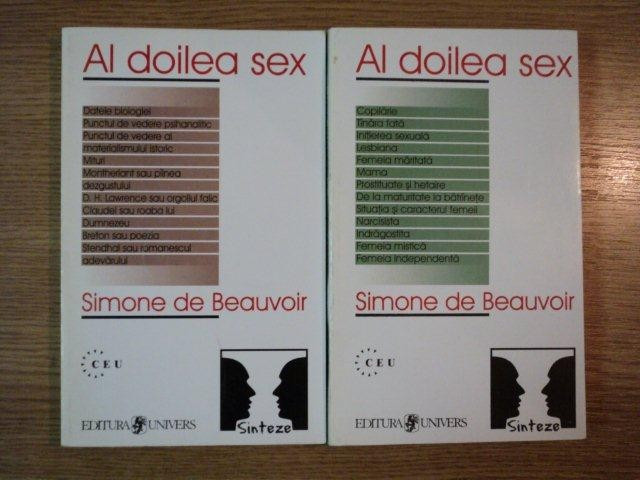 Simone de Beauvoir - Al doilea sex 2 volume, stare impecabila