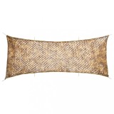 vidaXL Plasă de camuflaj cu geantă de depozitare, nisipiu, 721x294 cm