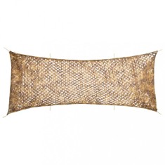 vidaXL Plasă de camuflaj cu geantă de depozitare, nisipiu, 721x294 cm