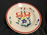 Farfurie romaneasca pictata perioada RSR anii 70 realizata la Sighisoara !