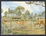 Guernsey 1992 - A 150-a aniversare a Companiei Regale de Grădinărit și Agricultură, Colita, MNH