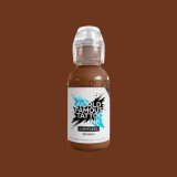 Tus Tatuaje World Famous Brown 2, 30ml - Cerneala Profesionala Vegan, Pigment Intens, Aplicare Usoara, Vindecare Rapida