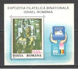 Romania.1993 Expozitia filatelica ISRAEL-ROMANIA:Pictura-Bl. XR.1084