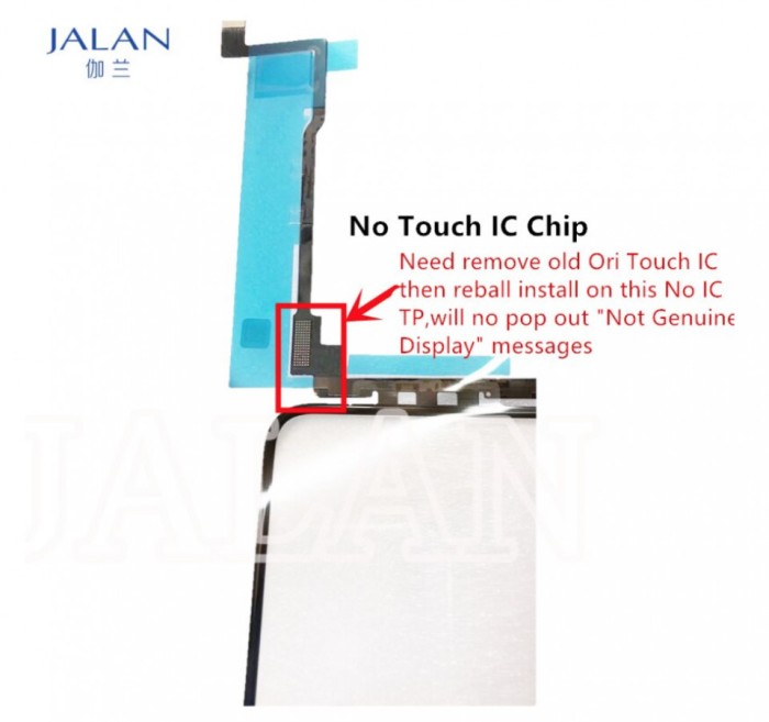 Touchscreen cu OCA iPhone 11 Pro Max fara IC