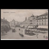 Carte poștală veche Oradea &ndash; B&eacute;mer-t&eacute;r &ndash; 1917
