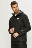 Helly Hansen geaca barbati, culoarea negru, de tranzitie