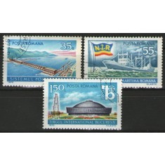 Romania 1970 - Aniversări şi evenimente, serie stampilata