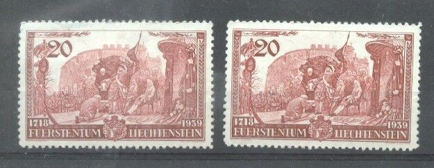 Liechtenstein 1939 Franz Josef II x 2, MNH AS.043