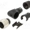 Conector M16 BINDER mufa tata lipire pe cablu PIN 7 5A 32V IP40