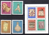 UNGARIA 1969, Artă, Obiecte din lemn, serie neuzata, MNH, Arta, Nestampilat