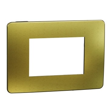 Rama Ornament 3M metal Schneider Unica Studio auriu negru NU270362M foto