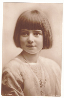 2374 - Princess ILEANA, Regale, Romania - old postcard, real PHOTO - used - 1908 foto