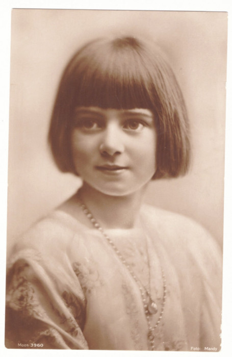 2374 - Princess ILEANA, Regale, Romania - old postcard, real PHOTO - used - 1908