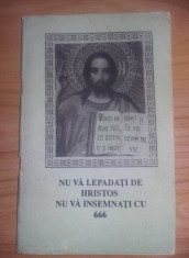 carte vintage ortodoxa/religioasa,NU VA LEPADATI DE HRISTOS,NU VA INSEMNATI,T.GR foto