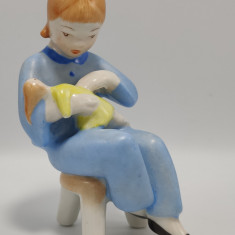 Figurina / bibelou din portelan vintage maghiar-