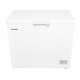 Lada frigorifica Heinner HCF-HM246INVCD, 246 l, Clasa D, Compresor inverter, Control electronic, Convertibila frigider/congelator, Alb