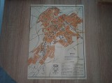 HARTA * PLAN - SIBIU, 1940 ***DETALIATA
