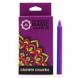 Lumanari Magice (pachet de 12) - Violet - Chakra Coroanei