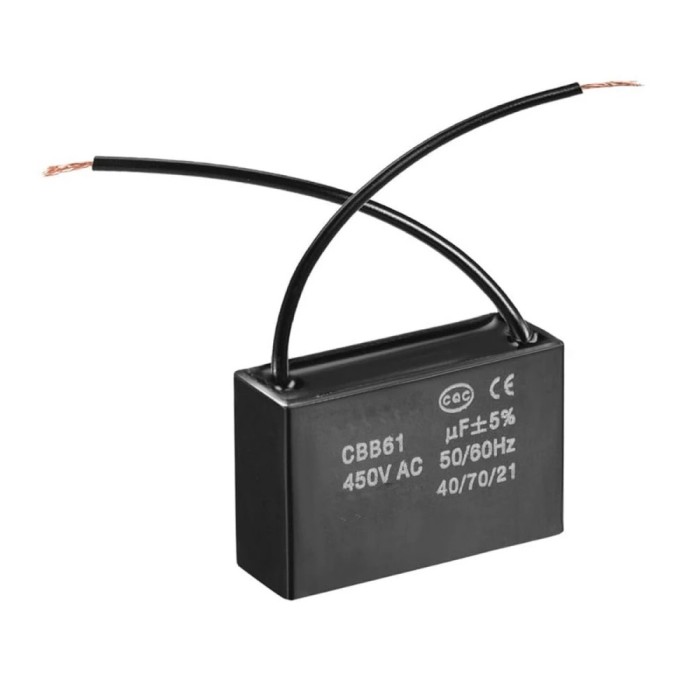 C mot 3.3uF/450V fire rectangular Uni
