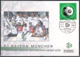 Germania 2000 - Bayern M&uuml;nchen - Campionii Germaniei și C&acirc;știgătorii Cupei &icirc;n 2000, FDC