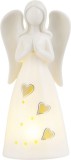 Decoratiune de Craciun &icirc;nger cu LED alb cald, 20,4 cm, MagicHome