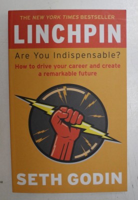 LINCHPIN , ARE YOU INDISPENSABLE ? HOW TO DRIVE YOUR CAREER AND CREATE A REMARKABLE FUTURE by SETH GODIN , 2010 foto