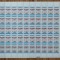 ✅RO 1997 ,LP 1439 , &quot;Fabrica de Timbre - 125 de ani &quot; , serie in coala completa de 50 de marci ,MNH