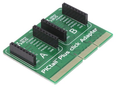 Adaptor MicroBUS x4 MCP3204 foto