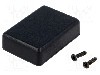 Carcasa ABS, 35mmx50mmx15mm, IP54, HAMMOND - 1551FBK foto