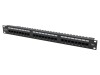 Patch panel RJ45 soclu x24, Cat 6, Digitus
