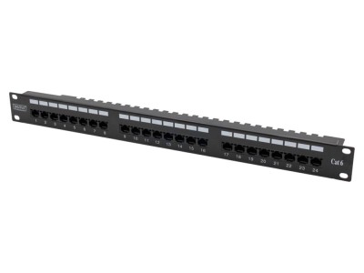 Patch panel RJ45 soclu x24, Cat 6 foto