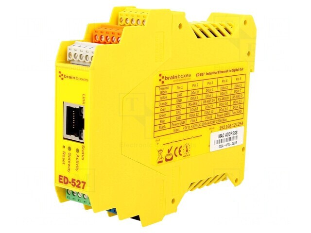 Poartă Ethernet 1 Port pentru Șină DIN IP20