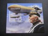 120 de Ani de la Primul Zbor Zeppelin LZ1, 3900 FCFA, obliterat Bangui . Coliță Centrafricană 2020, Transporturi, Stampilat