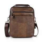 Cumpara ieftin Geanta barbati, Eduard GT958, piele naturala, model maro