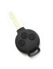 Smart &ndash; Carcasă cheie 3 butoane, Xenon Bright