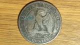 Franta - moneda de colectie istorica - 10 centimes 1854 A / Paris - Napoleon III