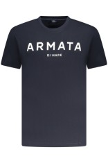 Armati Di Mare Tricou barbati din bumbac cu imprimeu text, bleumarin, S