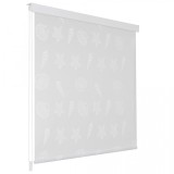 Cumpara ieftin Roleta Perdea Dus vidaXL 120x240 cm Stea de Mare, Impermeabila, Montare Facila, Material Eco PEVA