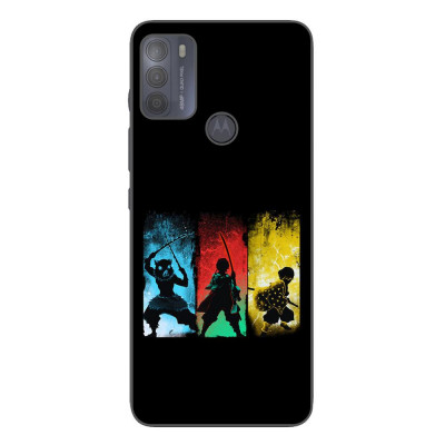 Husa compatibila cu Motorola Moto G50 Silicon Gel Tpu Model Demon Slayer Team foto