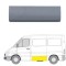 Segment reparatie panou lateral Volkswagen Lt Ii, 05.1996-12.2005; Mercedes Sprinter, 01.1995-2007, montare stanga, inferior; tabla; segment latime;
