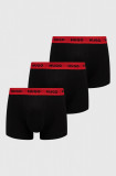 HUGO boxeri (3-pack) bărbați, culoarea negru 50469766