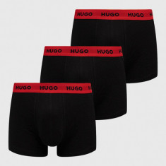HUGO boxeri (3-pack) bărbați, culoarea negru 50469766