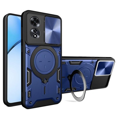 Husa Oppo A60 4G Techsuit CamGuard Pro, albastru foto