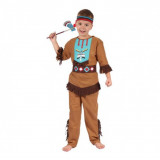 Costum carnaval indian pentu baieti marimea 110/120