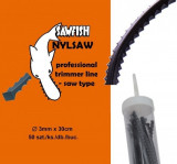 Fir motocoasa/trimmer SAW LINE &Oslash; 3,0mm x 30cm