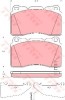Set placute frana,frana disc OPEL ASTRA J GTC (2011 - 2016) TRW GDB3349