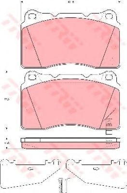 Set placute frana,frana disc OPEL ASTRA J Limuzina (2012 - 2016) TRW GDB3349 foto